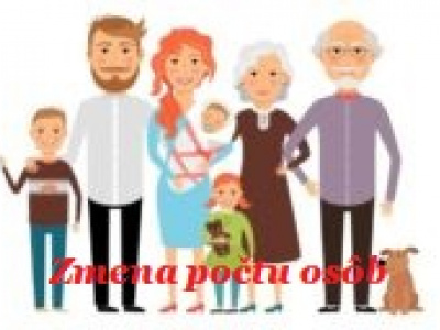 Zásady pre zmenu počtu osôb v podmienkách BD Snina